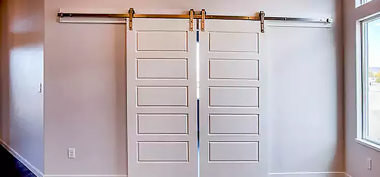 Glass Barn Door with Installation Hardware Kit Brook Park