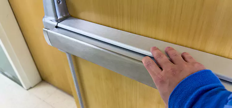 Installing a Push Bar on a Door Brook Park